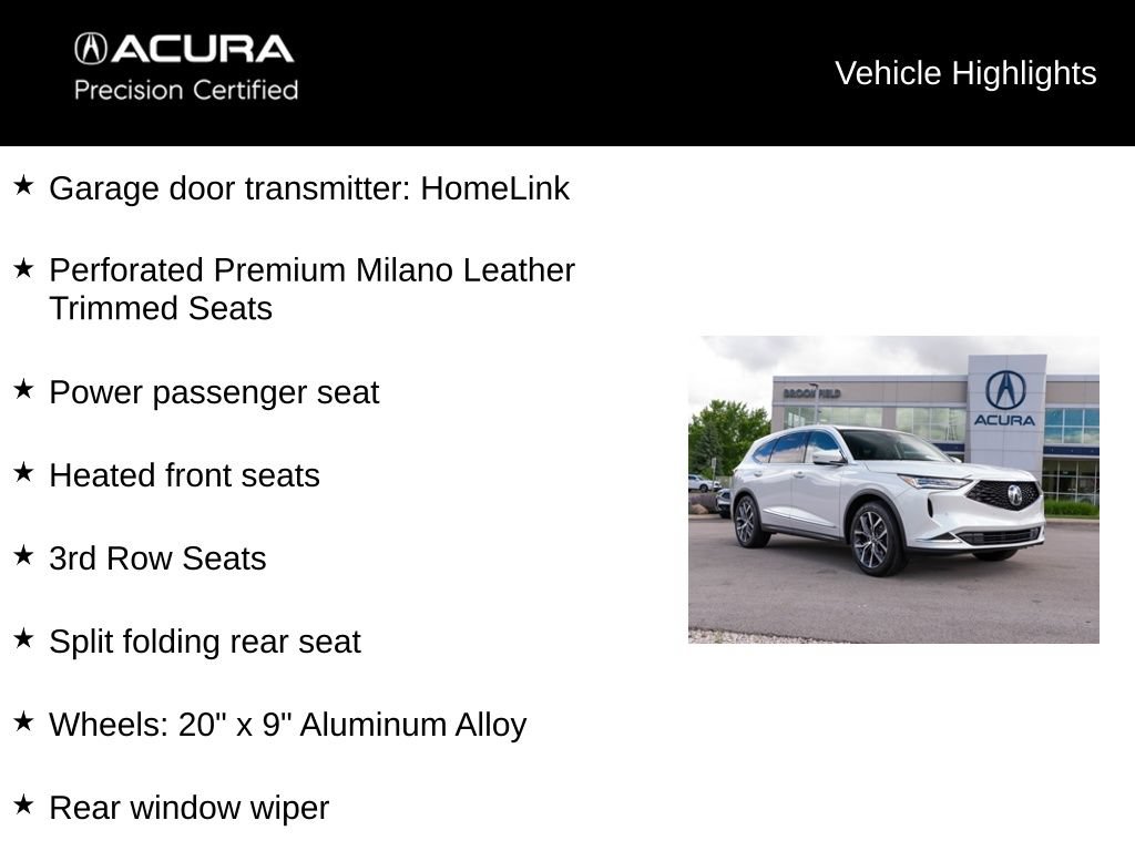 Certified 2023 Acura MDX SH-AWD w/ Technology Package image 21