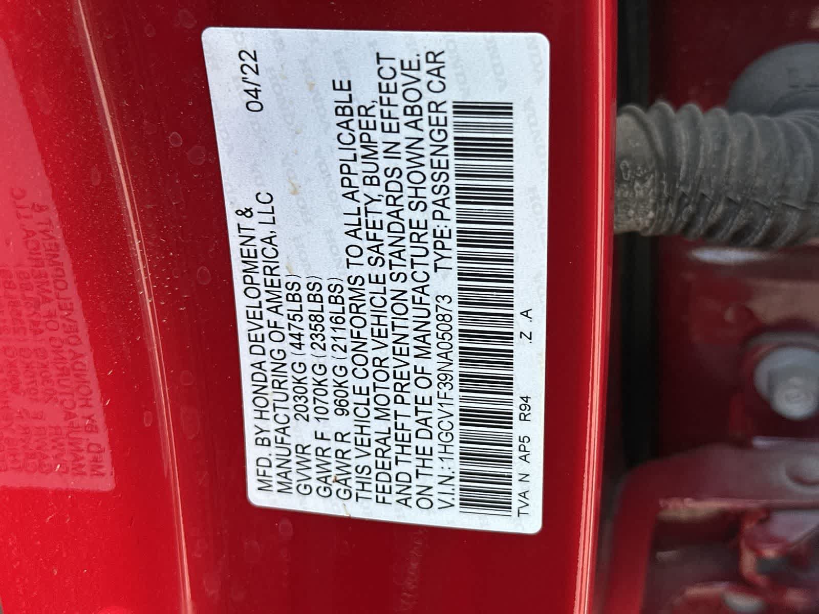 Used 2022 Honda Accord Sport image 24