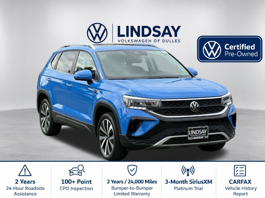 Certified 2023 Volkswagen Taos SE w/ Panoramic Sunroof Package FWD image 1