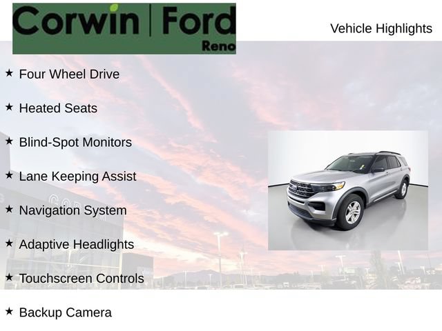 Certified 2021 Ford Explorer XLT w/ Class III Trailer Tow Package AWD/4WD image 8