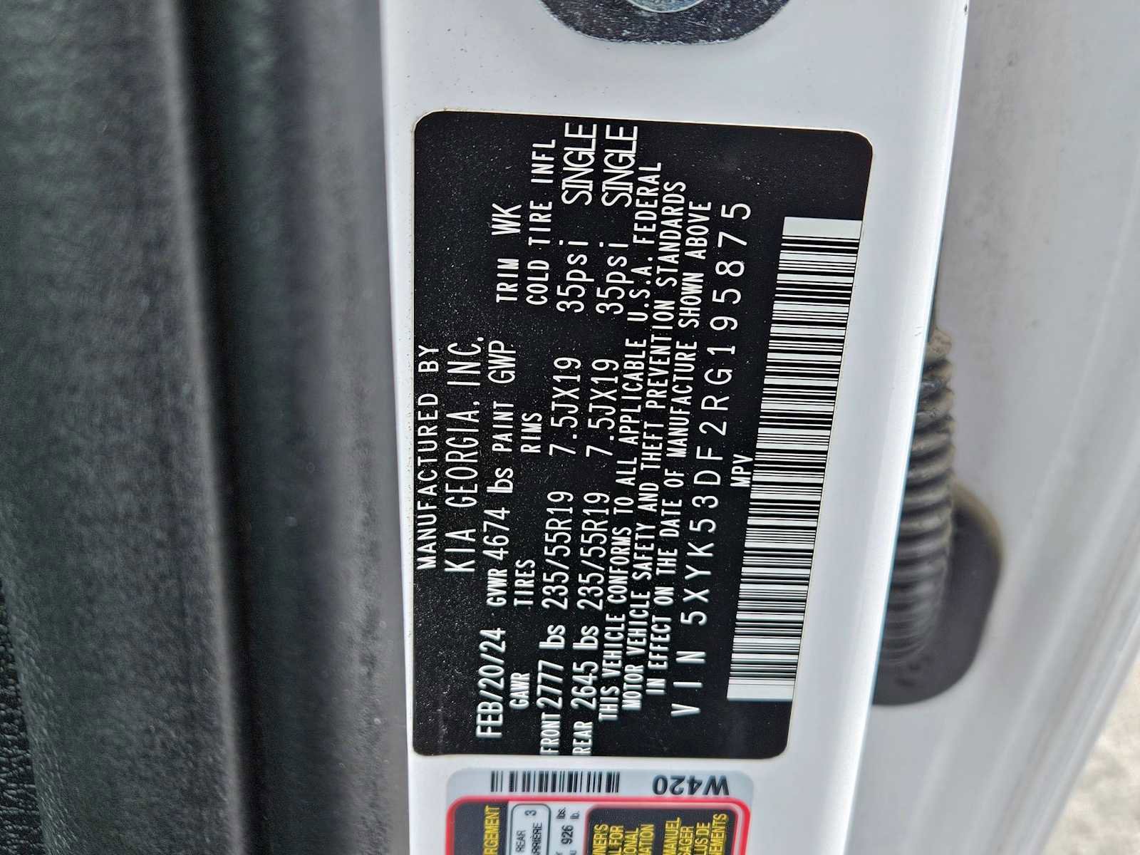 Certified 2024 Kia Sportage SX image 29