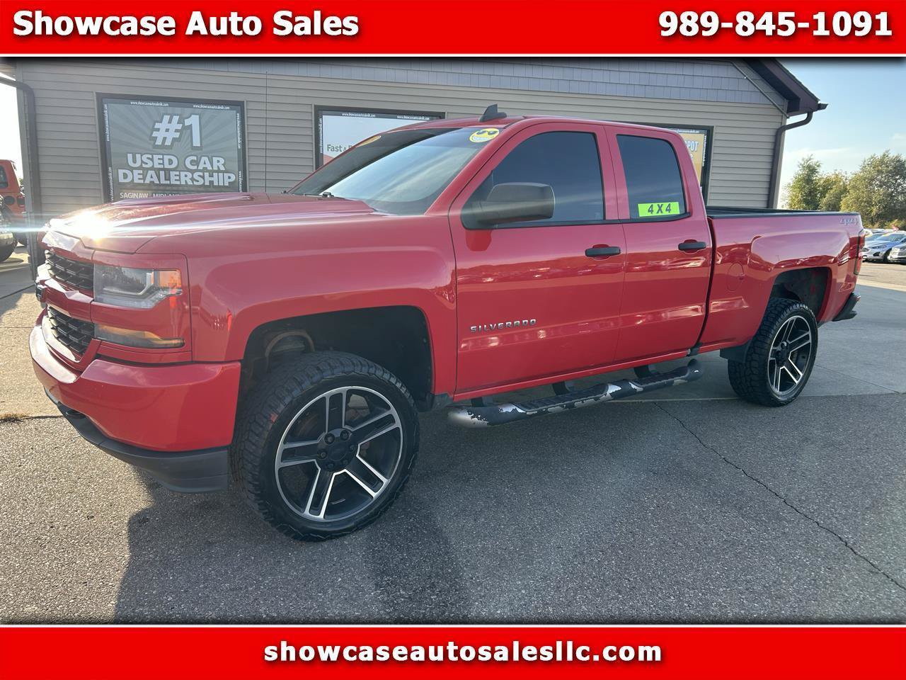 Used 2018 Chevrolet Silverado 1500 Custom w/ LPO, Black Pack AWD/4WD image 1