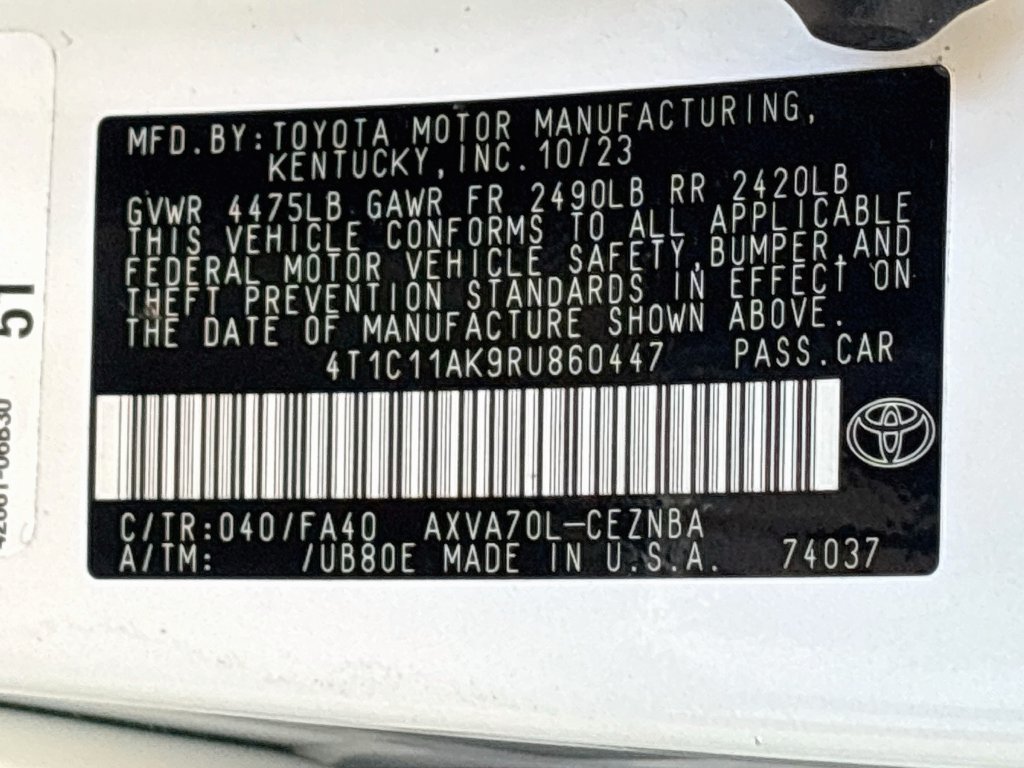 Used 2024 Toyota Camry LE FWD image 34