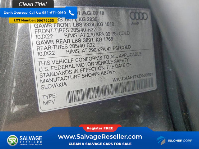 Used 2019 Audi Q8 Prestige image 16