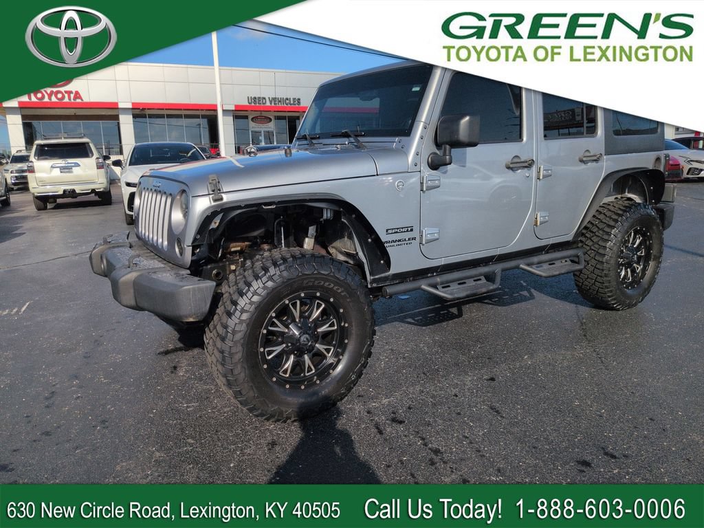 Used 2014 Jeep Wrangler Unlimited Sport w/ Quick Order Package 24S AWD/4WD image 1