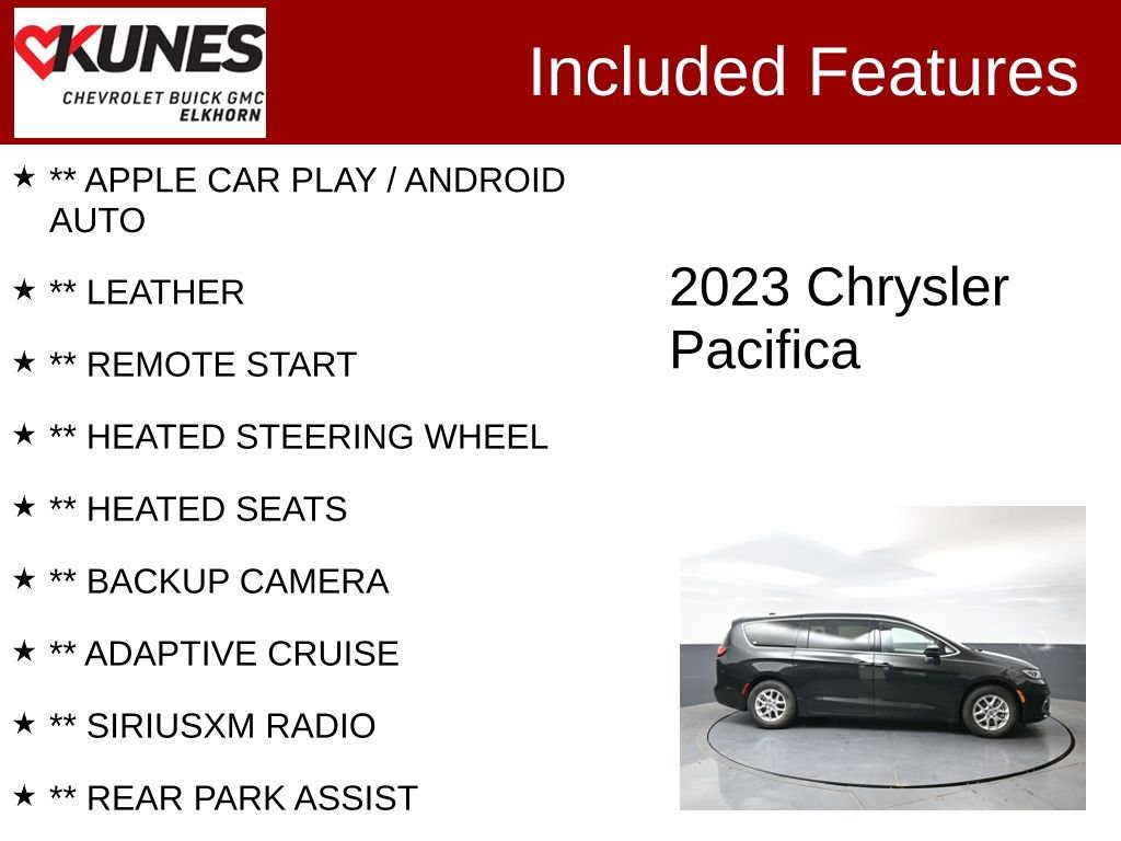 Used 2023 Chrysler Pacifica Touring-L FWD image 2