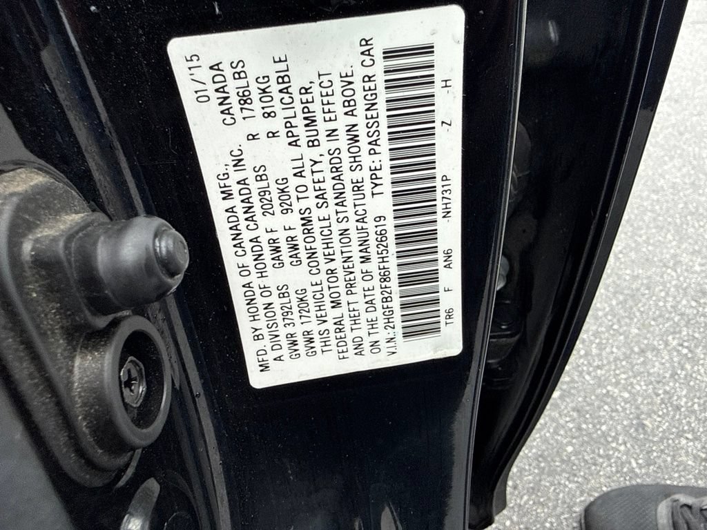 Used 2015 Honda Civic EX image 16