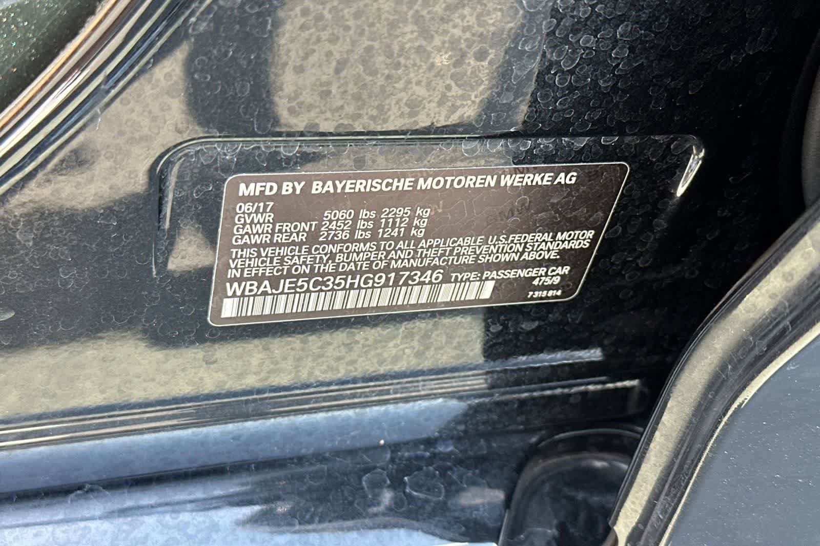 Used 2017 BMW 540i RWD image 34