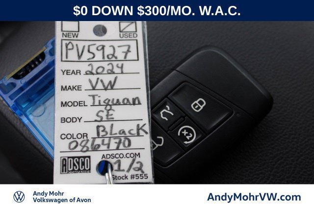 Used 2024 Volkswagen Tiguan SE AWD/4WD image 32