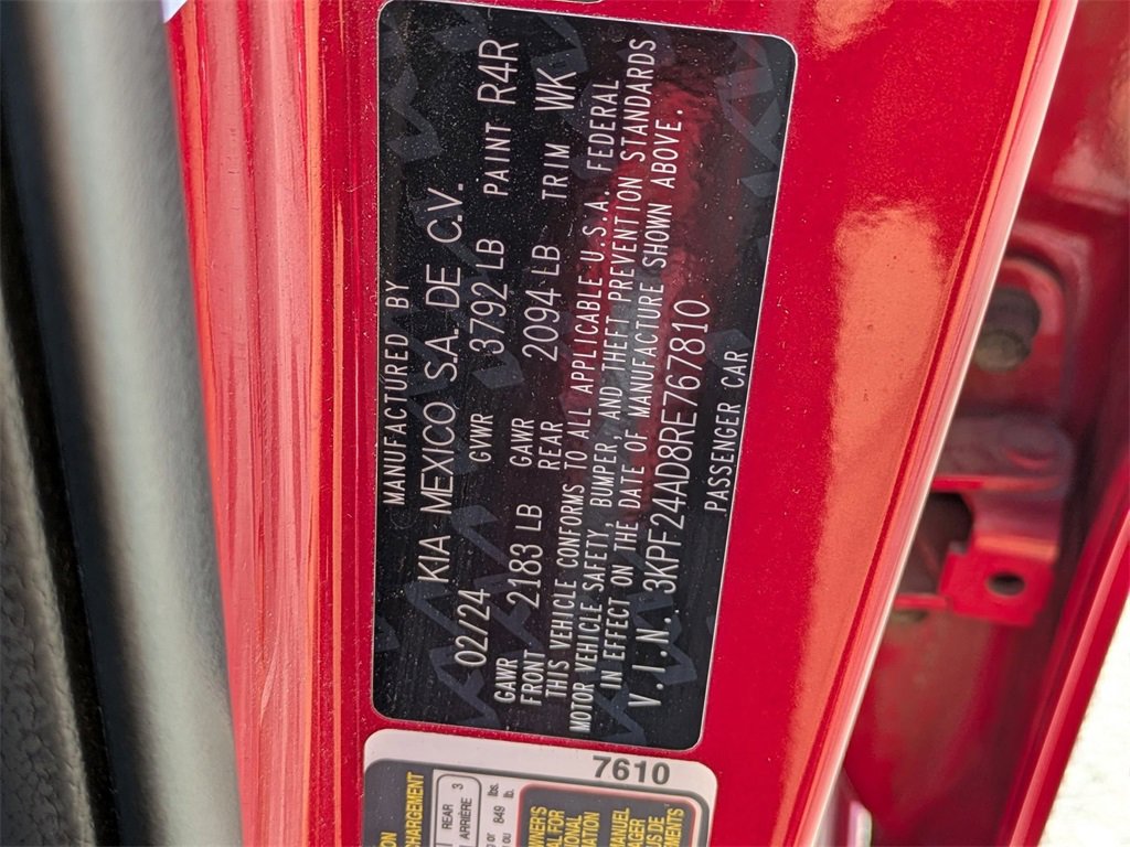 Used 2024 Kia Forte LXS image 32