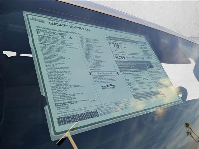 New 2026 Jeep Gladiator Mojave image 17