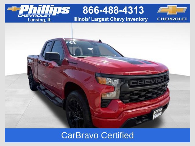 Certified 2024 Chevrolet Silverado 1500 Custom w/ Rally Edition