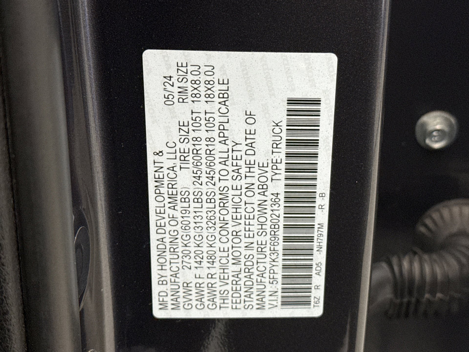 Used 2024 Honda Ridgeline TrailSport image 24