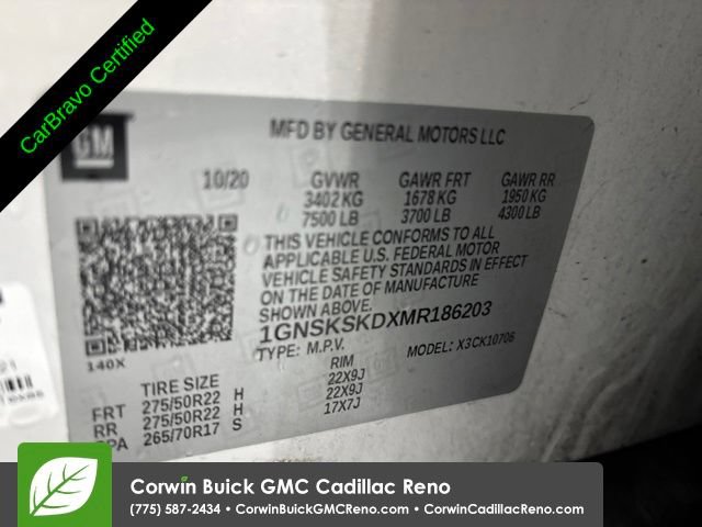 Certified 2021 Chevrolet Tahoe Premier w/ Premium Package AWD/4WD image 45