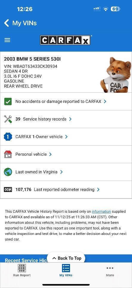 Used 2003 BMW 530i Sedan image 3