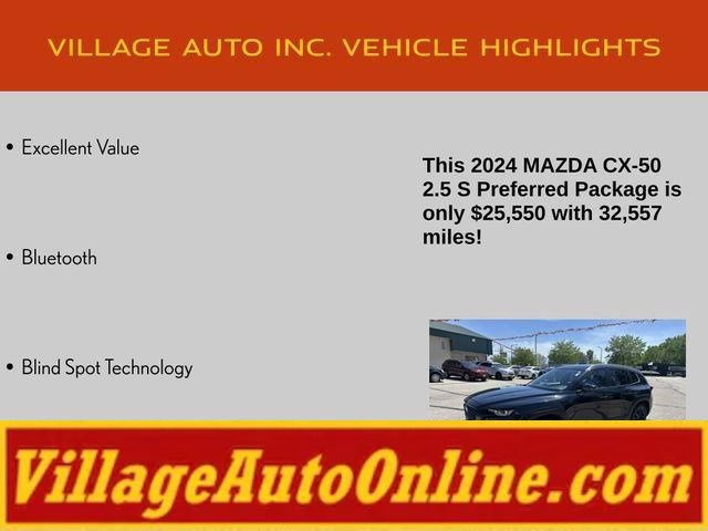 Used 2024 MAZDA CX-50 AWD 2.5 S w/ Preferred Package image 16