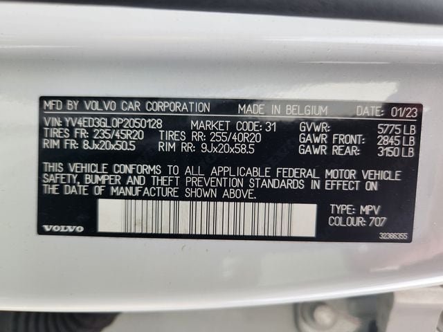 Certified 2023 Volvo C40 P8 Recharge Plus w/ Climate Package AWD/4WD image 26