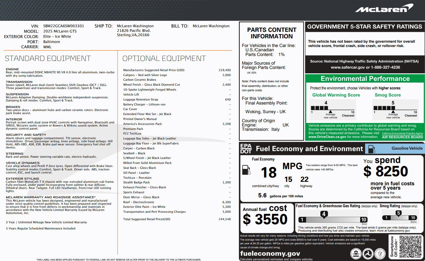 New 2025 McLaren GTS image 27
