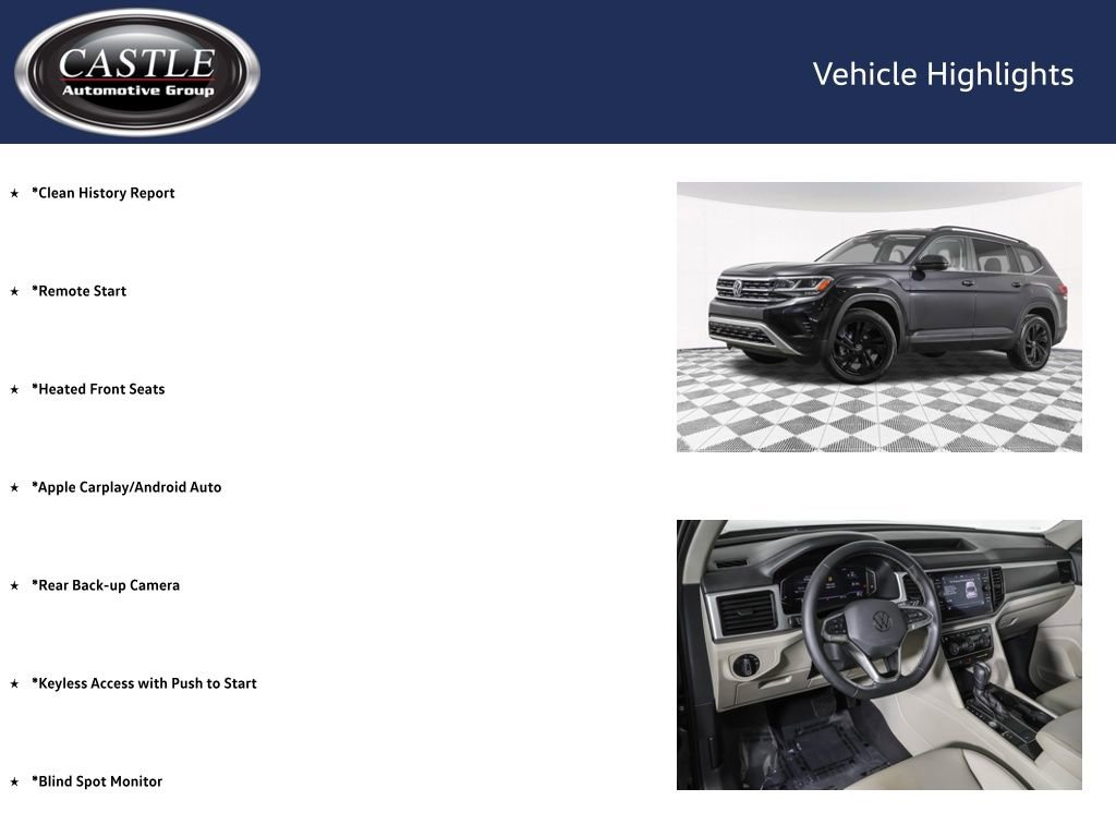 Used 2022 Volkswagen Atlas SE w/ Black Wheel Package image 4