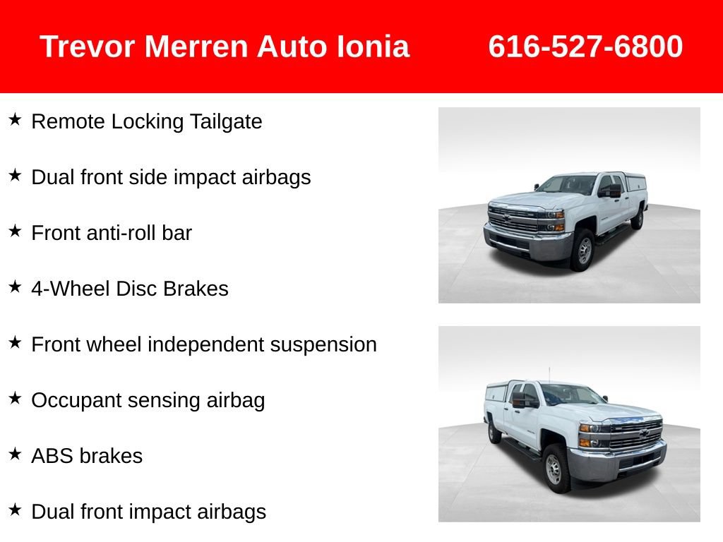 Used 2016 Chevrolet Silverado 2500 W/T w/ WT Fleet Convenience Package AWD/4WD image 26