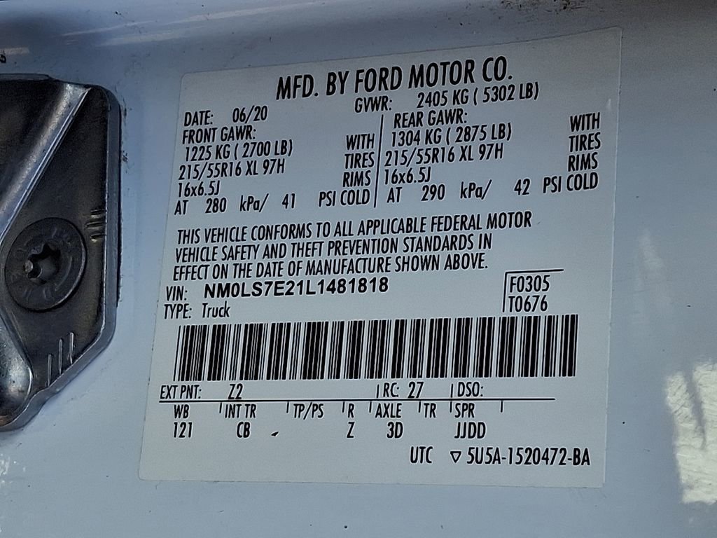 Used 2020 Ford Transit Connect XL FWD image 26