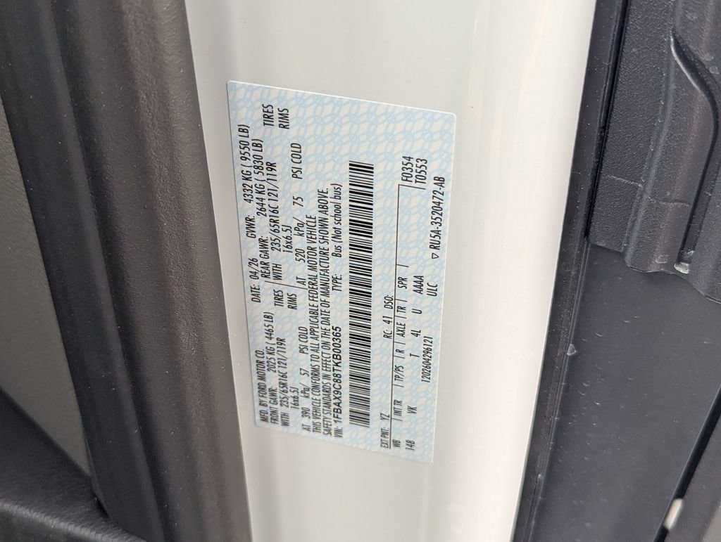 New 2026 Ford Transit 350 XL AWD/4WD image 15