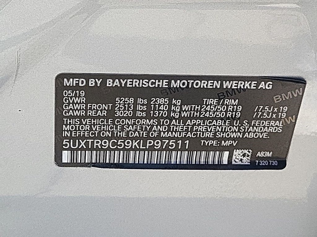 Used 2019 BMW X3 xDrive30i w/ Driving Assistance Package AWD/4WD image 39