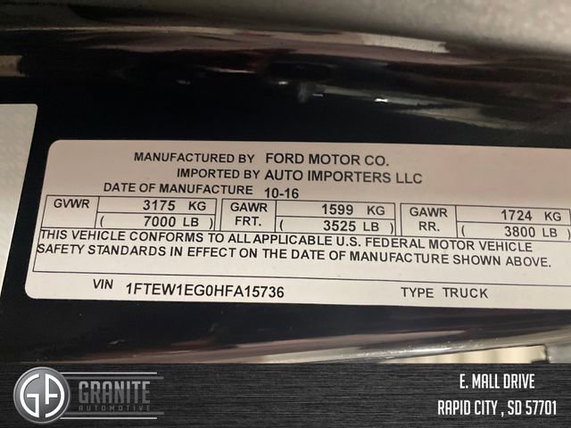 Used 2017 Ford F150 Lariat w/ Equipment Group 502A Luxury image 12