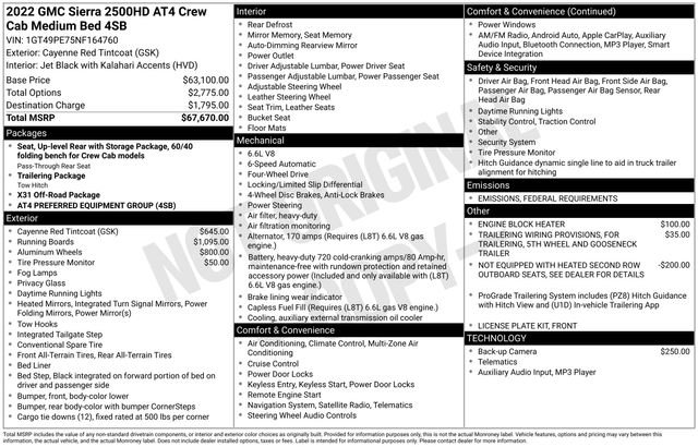 Used 2022 GMC Sierra 2500 AT4 image 34