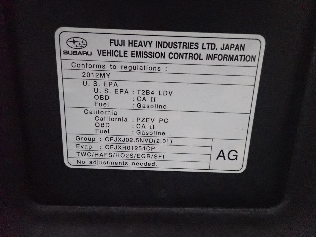 Used 2012 Subaru Impreza 2.0i image 40