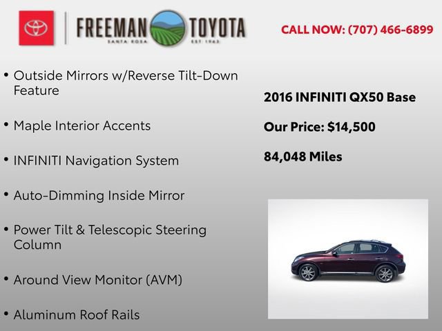 Used 2016 INFINITI QX50 2WD w/ Premium Plus Package image 12