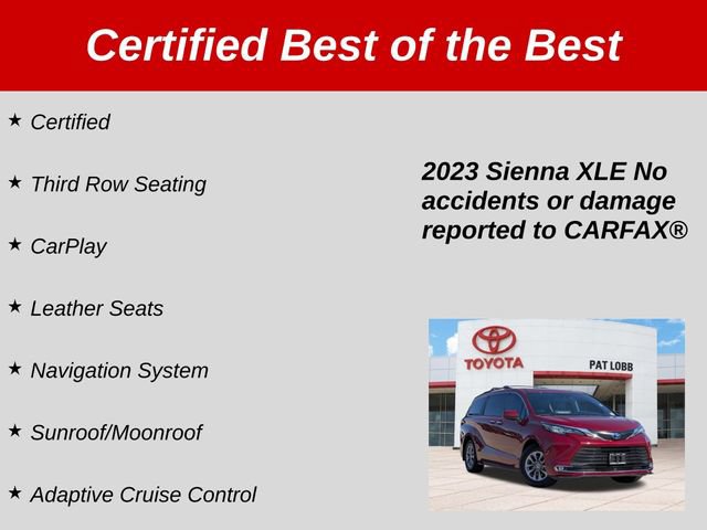 Certified 2023 Toyota Sienna XLE FWD image 37