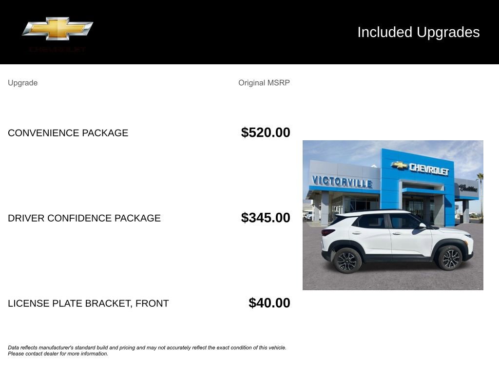 Used 2023 Chevrolet TrailBlazer ACTIV w/ Convenience Package image 2