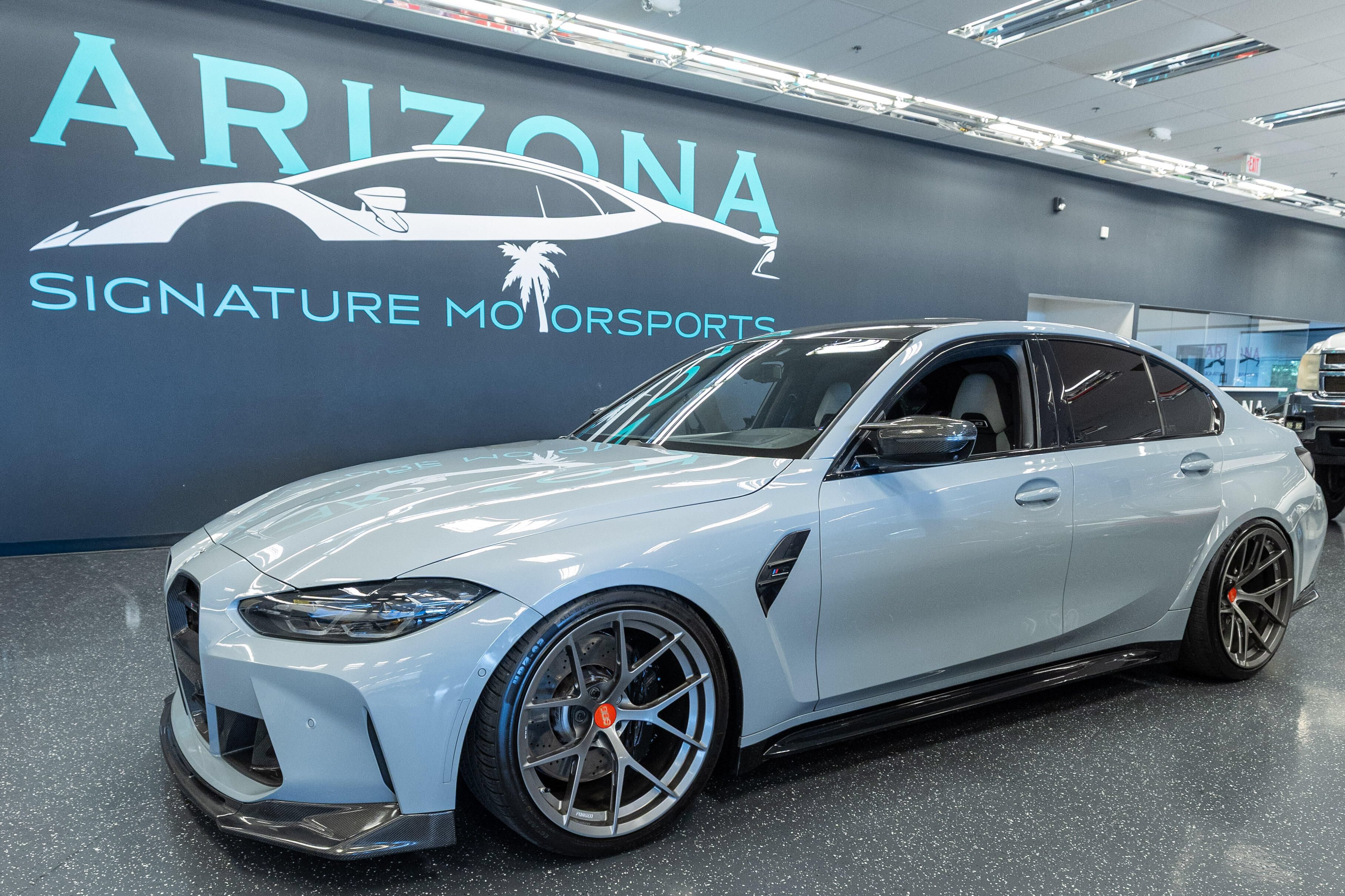 Used 2021 BMW M3 Competition w/ M Carbon Exterior Package RWD image 1
