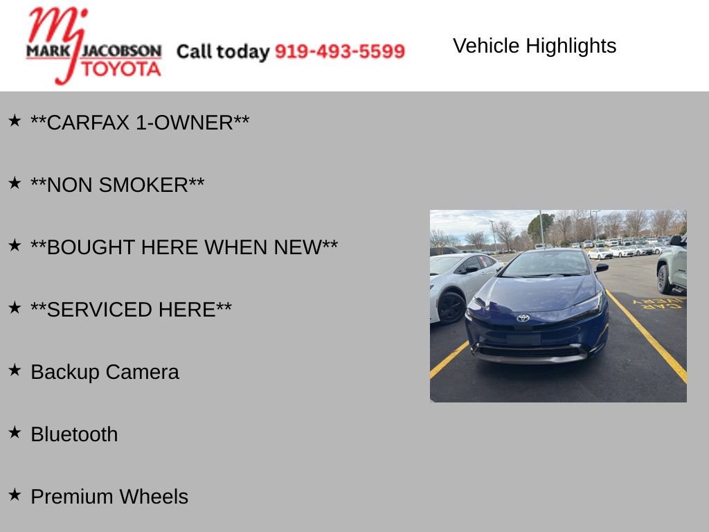 Used 2024 Toyota Prius XLE image 7
