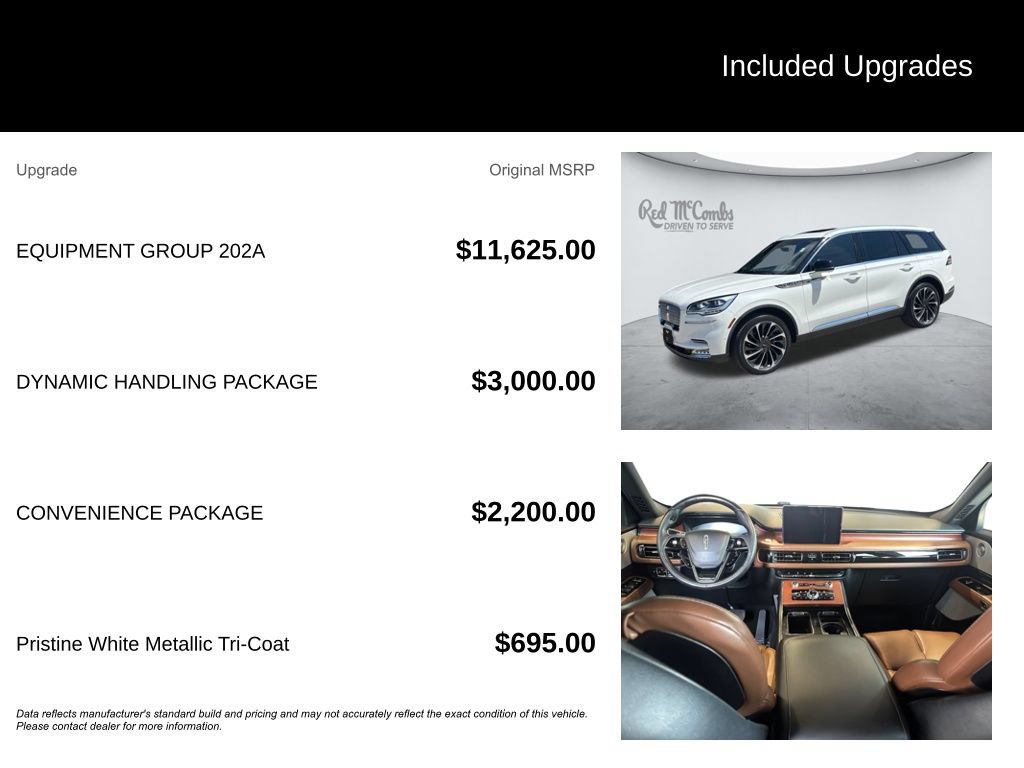 Used 2020 Lincoln Aviator Reserve w/ Equipment Group 202A AWD/4WD image 5