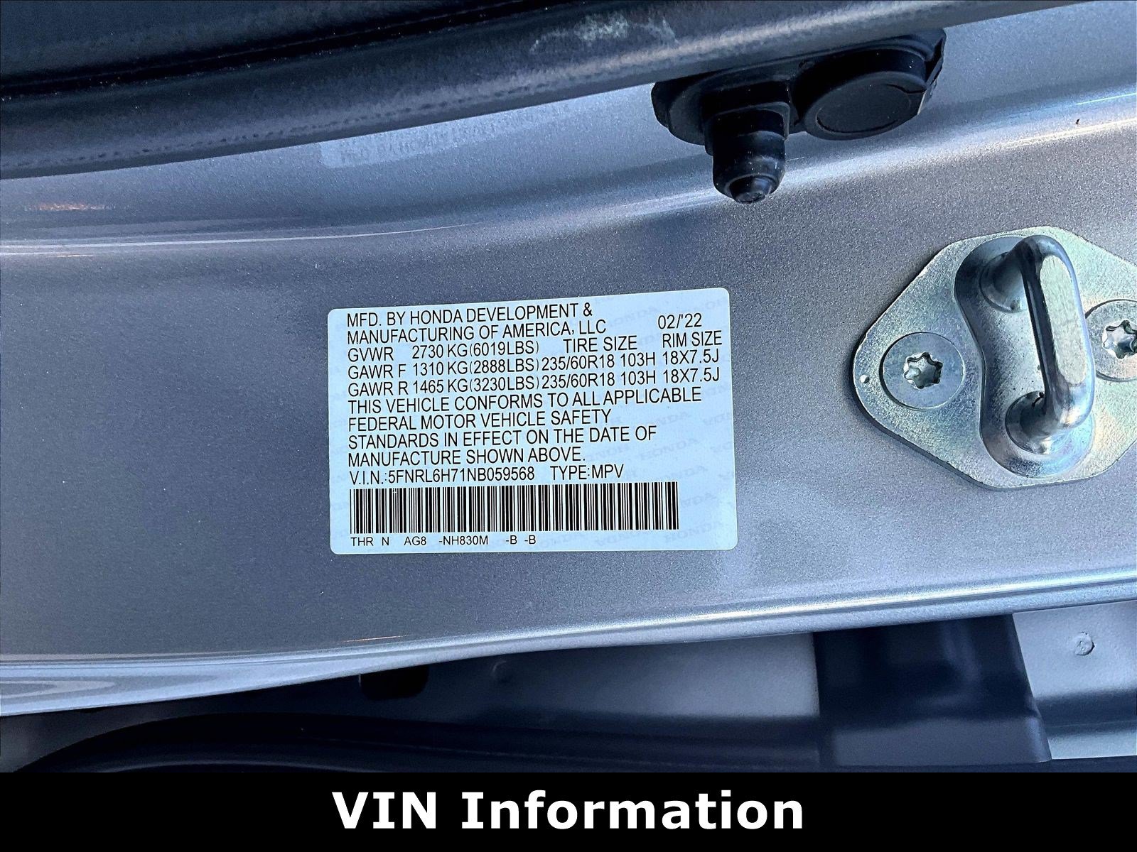 Used 2022 Honda Odyssey EX-L image 19
