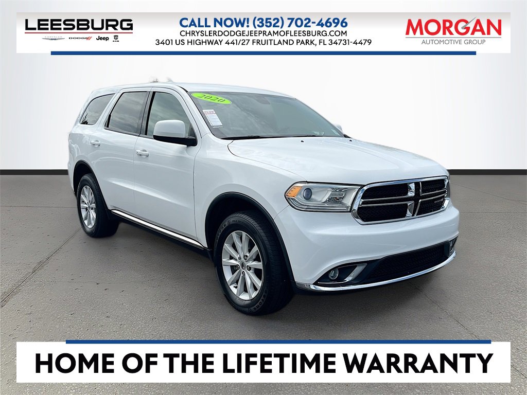 Certified 2020 Dodge Durango SXT w/ 3rd Row Seating Group