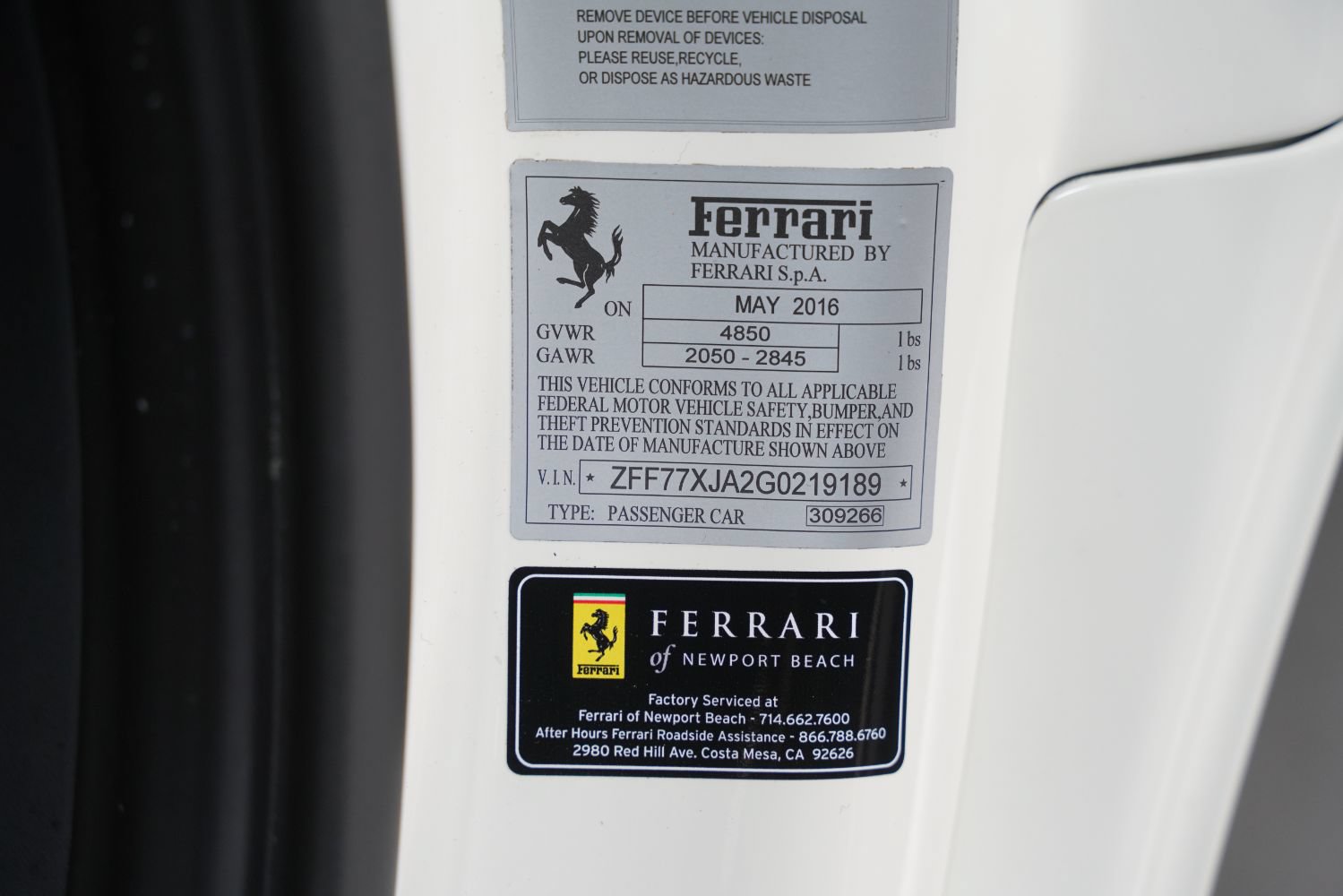 Used 2016 Ferrari California T RWD image 50