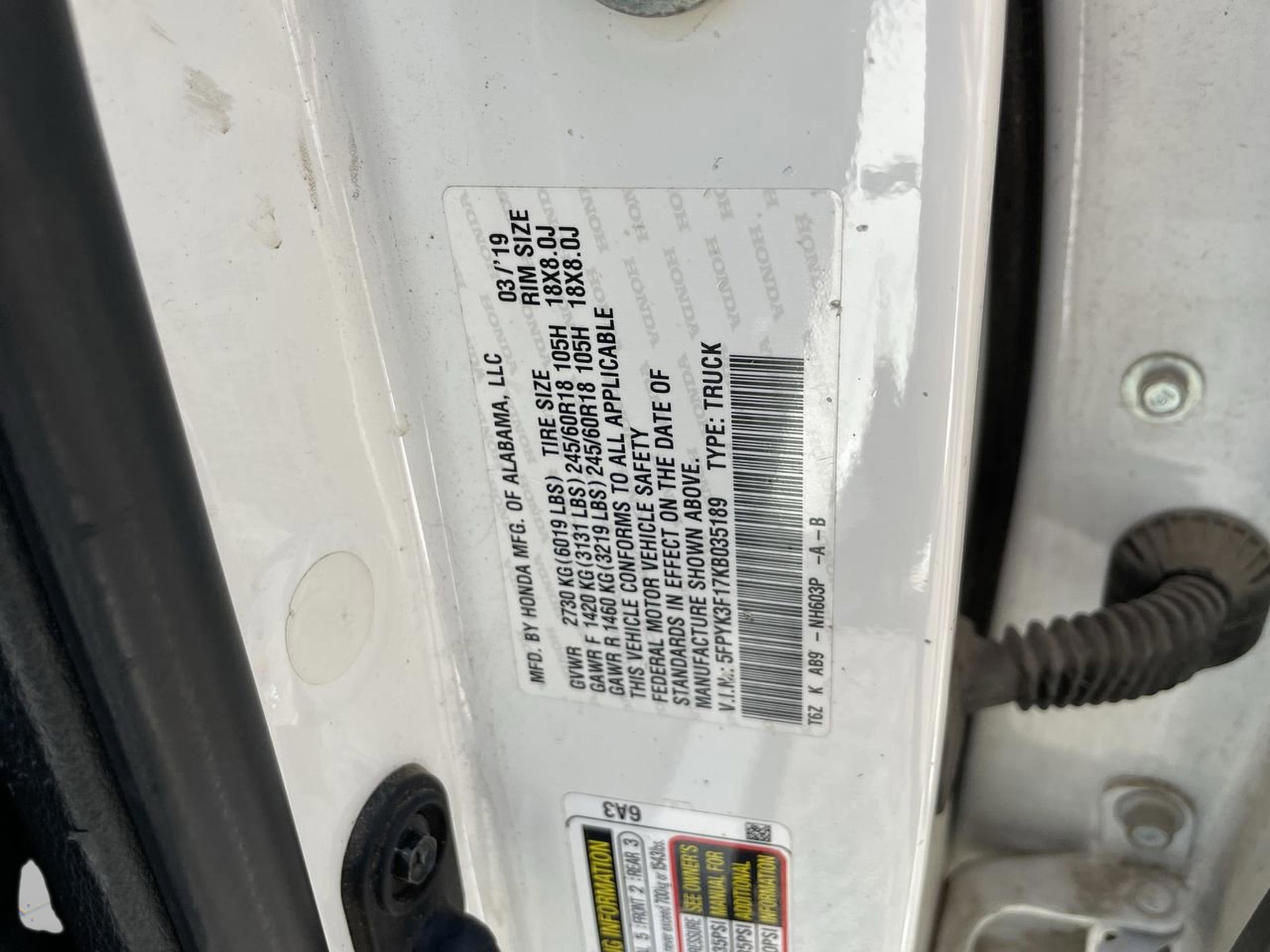 Used 2019 Honda Ridgeline Sport image 25