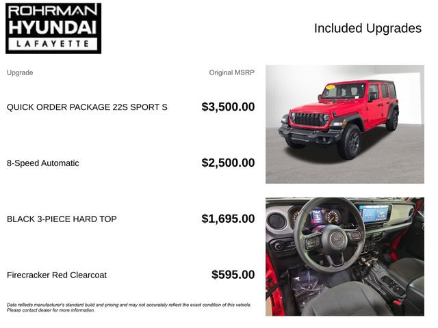 Used 2024 Jeep Wrangler Sport S image 4