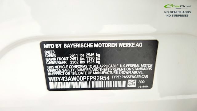 Used 2023 BMW i4 eDrive35 w/ Premium Package RWD image 75