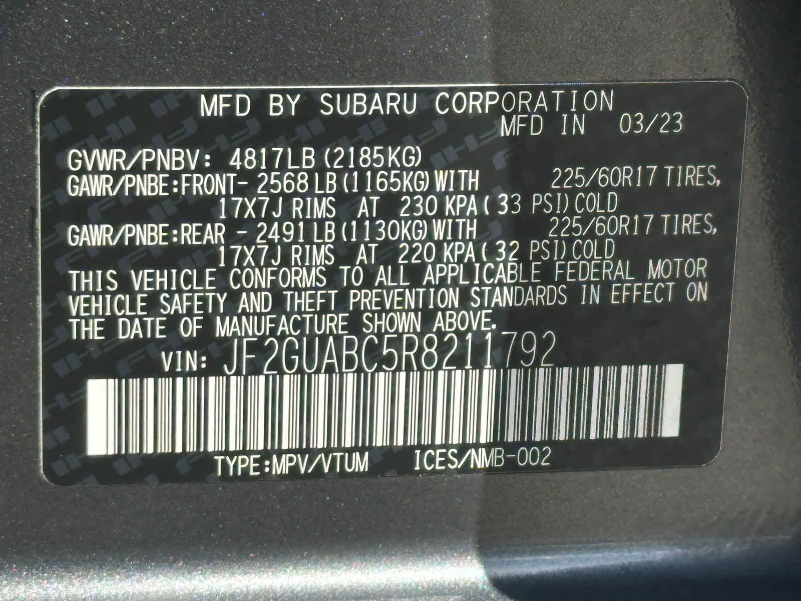 Certified 2024 Subaru Crosstrek 2.0i AWD/4WD image 29