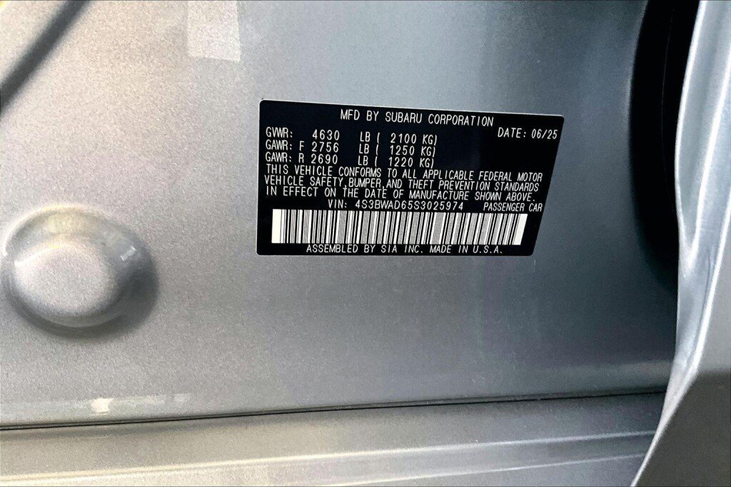 Certified 2025 Subaru Legacy Premium AWD/4WD image 19
