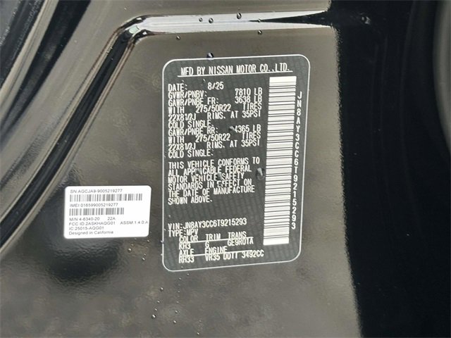 New 2026 Nissan Armada Platinum Reserve image 25