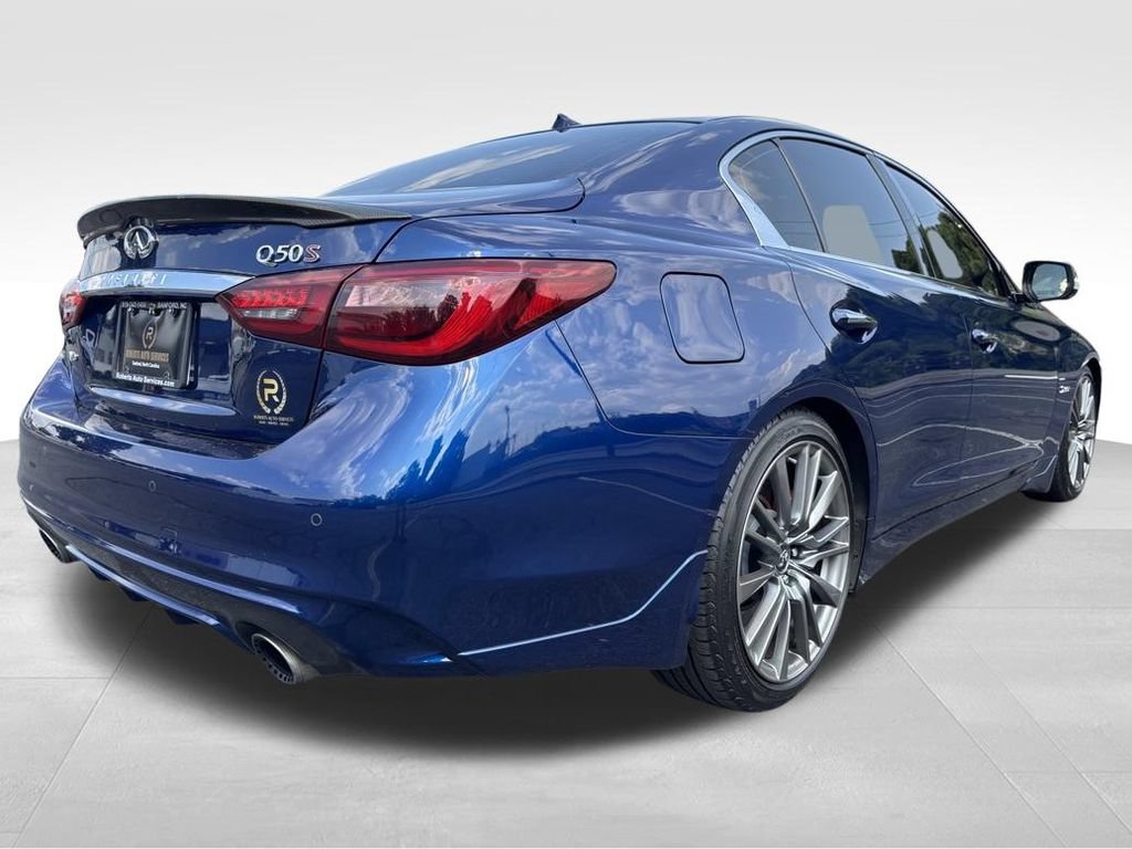 Used 2018 INFINITI Q50 Red Sport 400 w/ Proactive Package AWD/4WD image 5