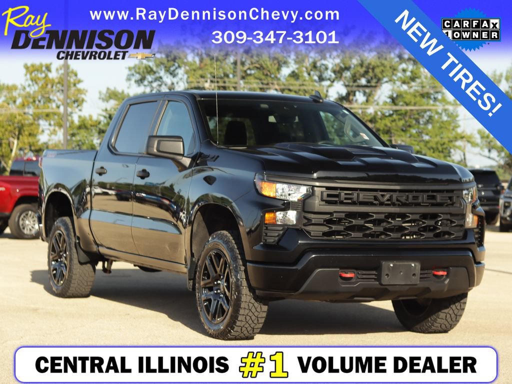 Used 2023 Chevrolet Silverado 1500 Custom Trail Boss w/ LPO, Dark Essentials Package
