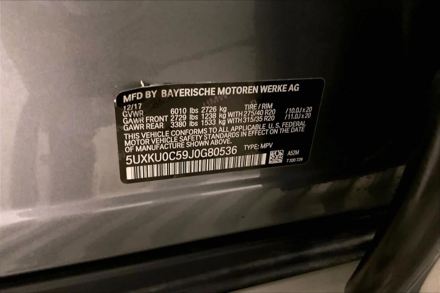 Used 2018 BMW X6 sDrive35i RWD image 36