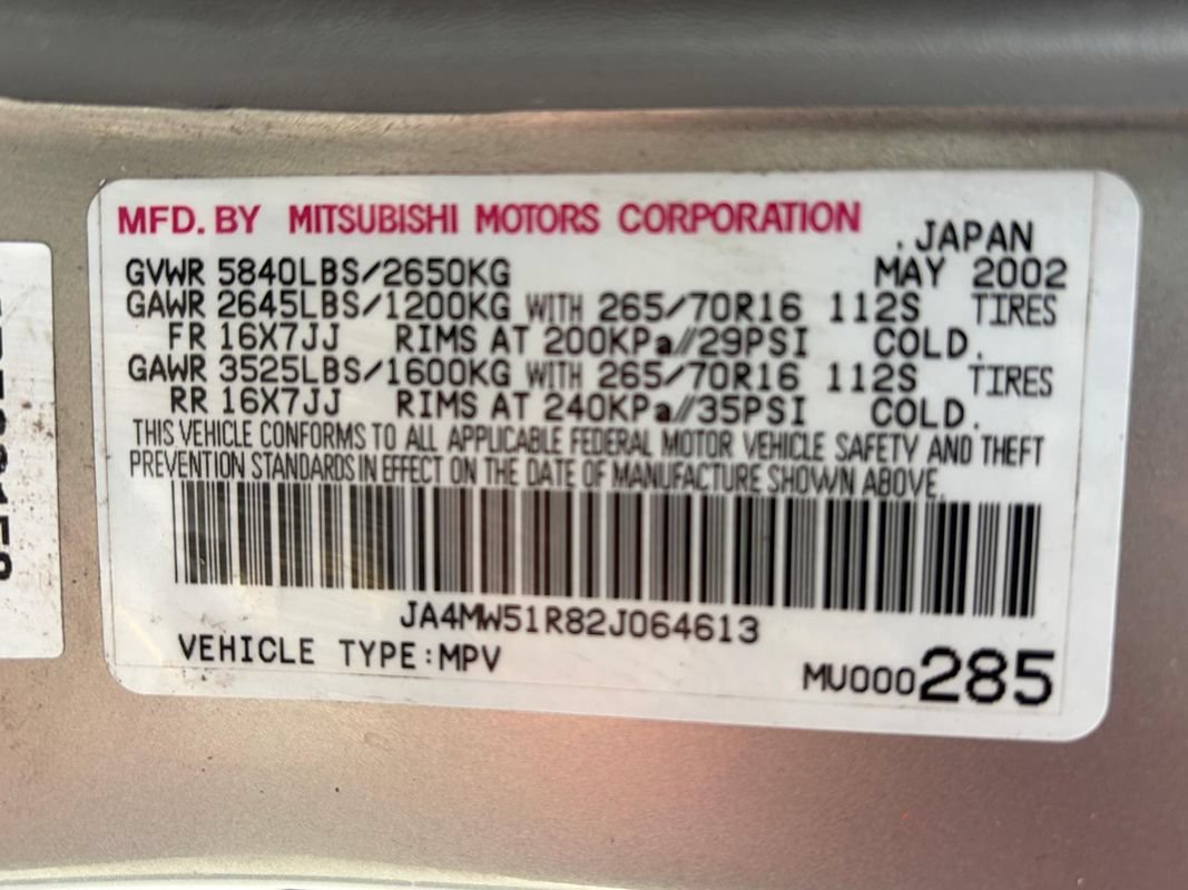 Used 2002 Mitsubishi Montero Limited AWD/4WD image 23