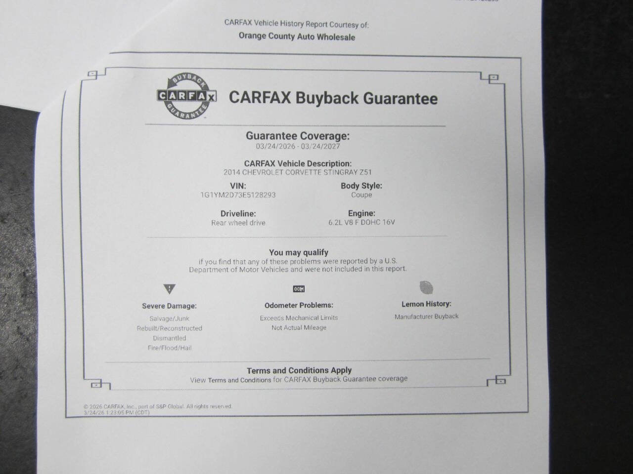 Used 2014 Chevrolet Corvette Stingray Coupe w/ 3LT Preferred Equipment Group RWD image 40
